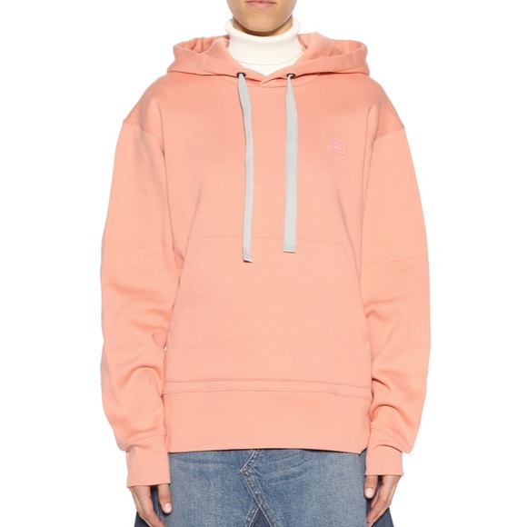 acne studios pink ferris face hoodie